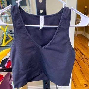 Athleta Aurora Seamless Crop Rib Tank